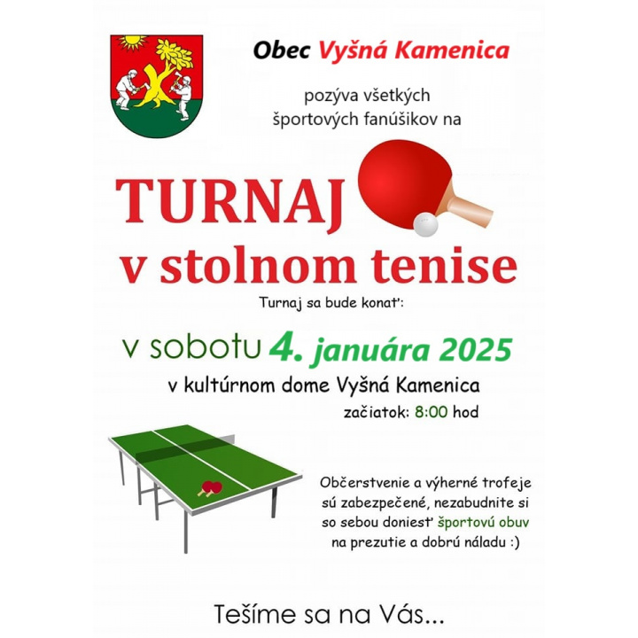 Turnaj v stolnom tenise